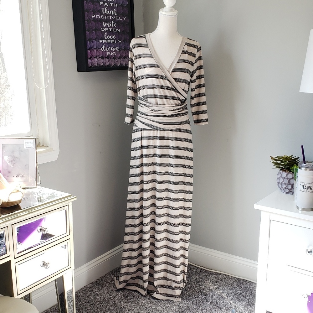 Wrap maxi dress NWT